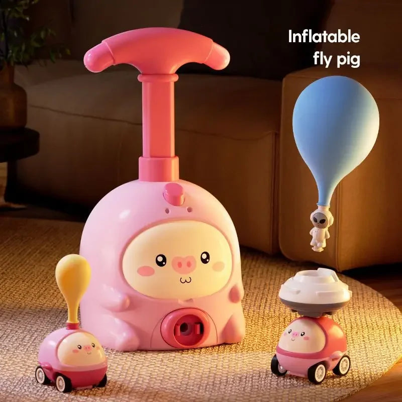 STEM Air-Powered Balloon Car Toy Set
