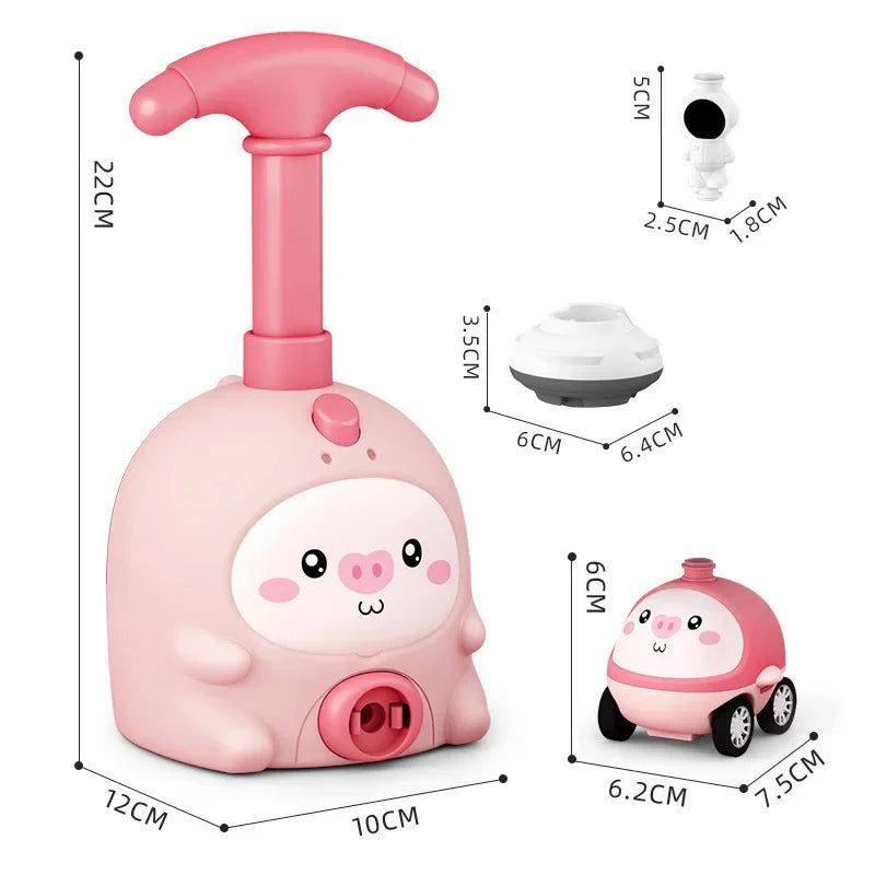 STEM Air-Powered Balloon Car Toy Set