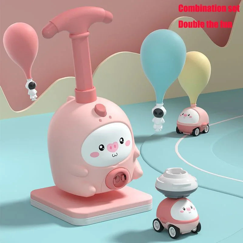 STEM Air-Powered Balloon Car Toy Set