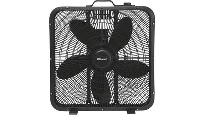 Dimplex 50cm Box Fan with Top Mounted Dial Control - Matte Black