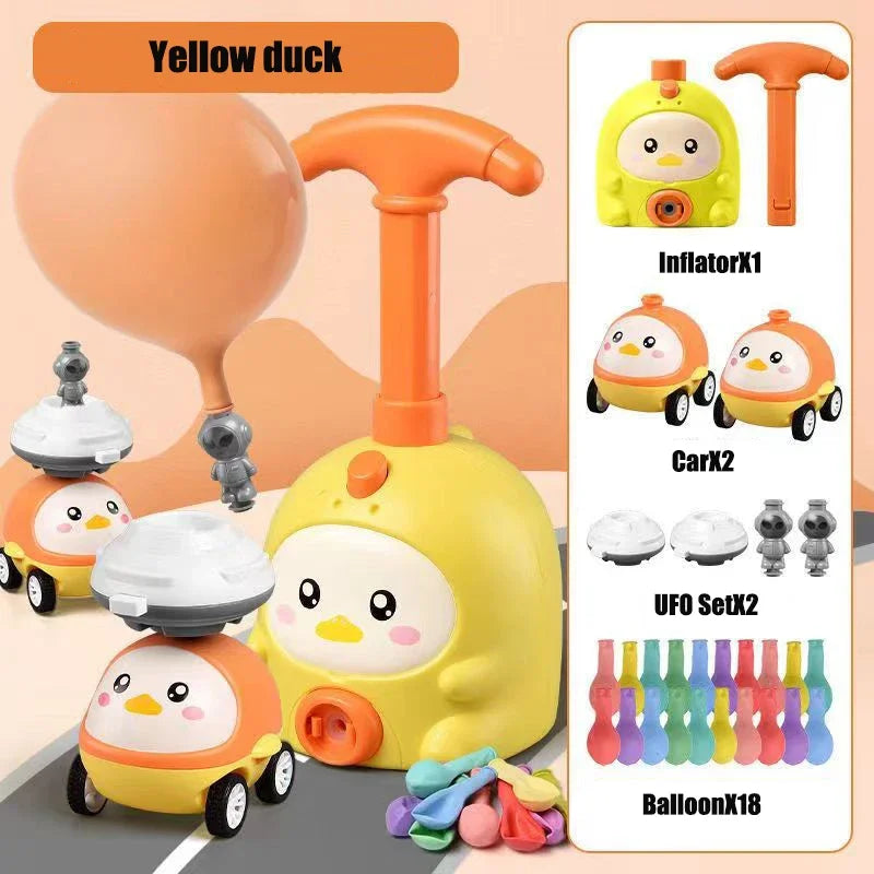 STEM Air-Powered Balloon Car Toy Set