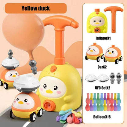 STEM Air-Powered Balloon Car Toy Set