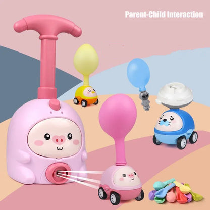 STEM Air-Powered Balloon Car Toy Set