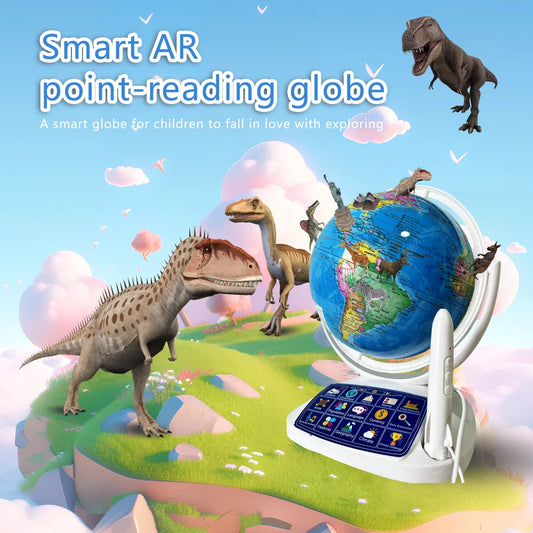 Smart AR Interactive Educational Globe with Light