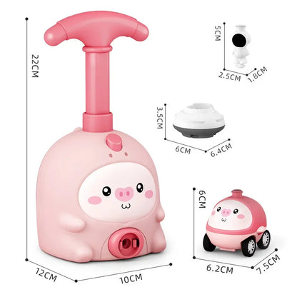 STEM Air-Powered Balloon Car Toy Set
